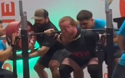 Blake Lehew Breaks 317.5-Kilogram (700-Pound) Raw Squat Barrier In Competition – Breaking Muscle