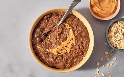 High-Protein Peanut Butter Cup Oatmeal