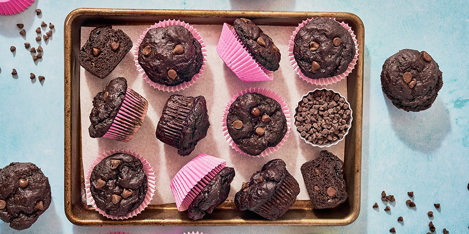 Double Chocolate Chip Muffins