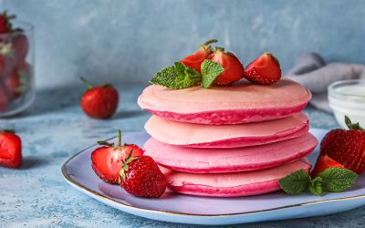 Strawberry Shakeology Pancakes