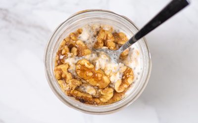 Walnut Cookie Overnight Oats