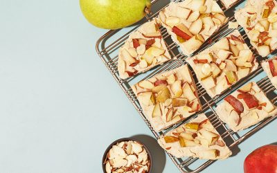 Almond Pear Fro-Yo Bark